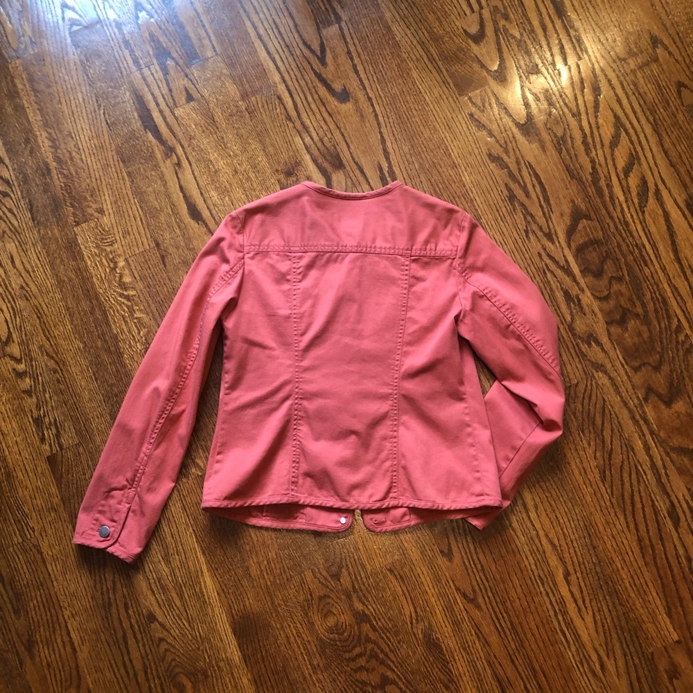 Pendleton Coral Canvas Button-Front Jacket - Size… - image 5